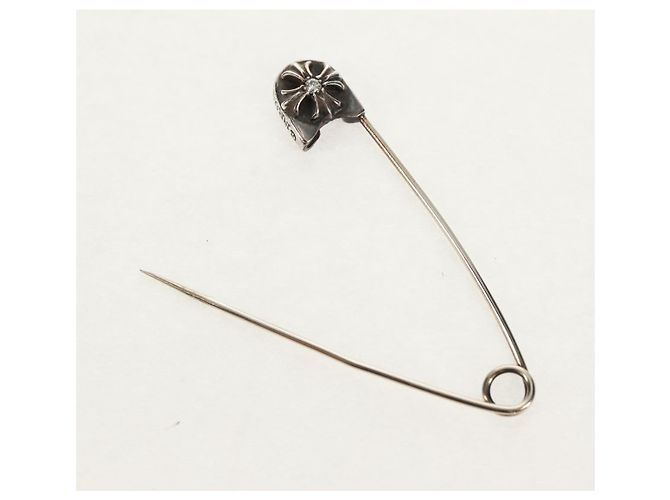 Chrome Hearts Large Safety Pin 1PD Ag925 Silver Auth 157995SAM - view 13