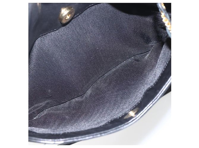 BALLY Borsa a Spalla a Catena Pelle Nera Oro Auth 158019 Nero D'oro - vista 12