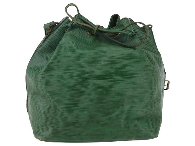 Noe LOUIS VUITTON Borsa a Spalla Petit Noé Epi Verde M44104 LV Auth 151097 - vista 13