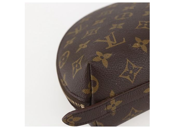 LOUIS VUITTON Pochette Cosmetica Demi Ronde Monogram M47520 LV Auth ka1052 Monogramma - vista 16