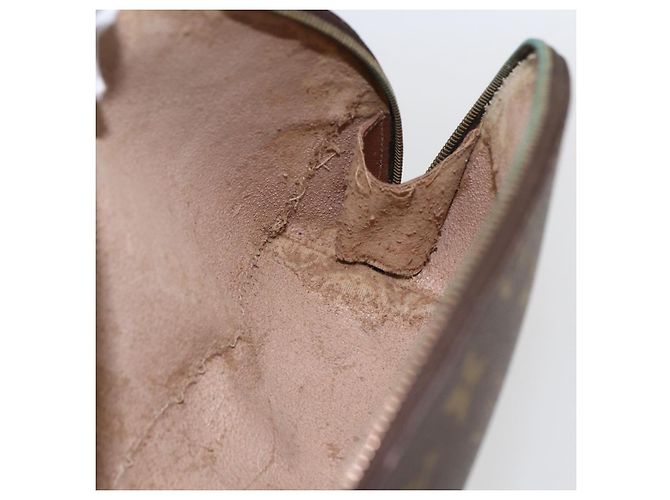LOUIS VUITTON Pochette Cosmetica Demi Ronde Monogram M47520 LV Auth ka1052 Monogramma - vista 17