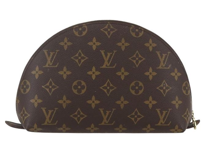 LOUIS VUITTON Pochette Cosmetica Demi Ronde Monogram M47520 LV Auth ka1052 Monogramma - vista 2