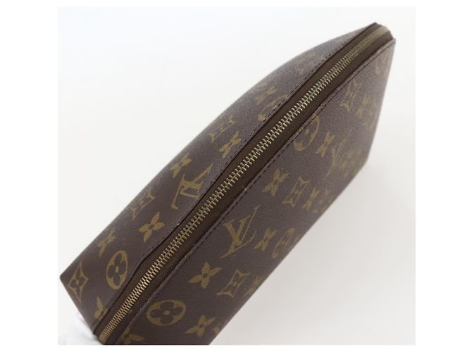 LOUIS VUITTON Pochette Cosmetica Demi Ronde Monogram M47520 LV Auth ka1052 Monogramma - vista 5