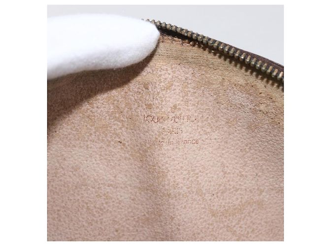 LOUIS VUITTON Pochette Cosmetica Demi Ronde Monogram M47520 LV Auth ka1052 Monogramma - vista 9