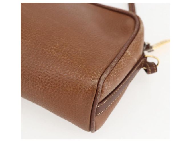 Gucci Sac à épaule en cuir marron doré Auth 158413 - vue 12