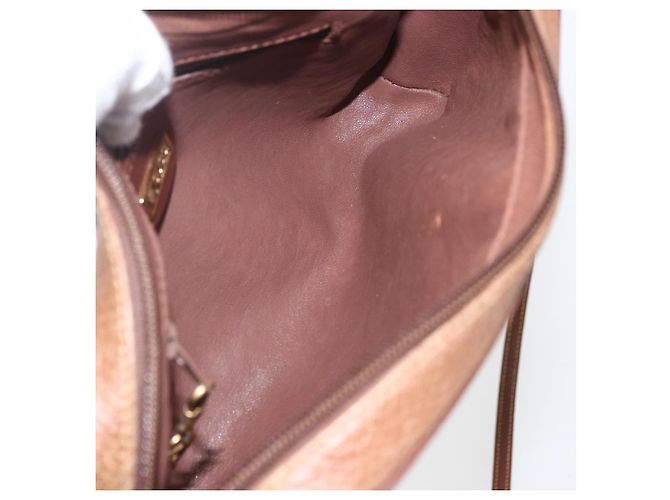 Gucci Sac à épaule en cuir marron doré Auth 158413 - vue 17