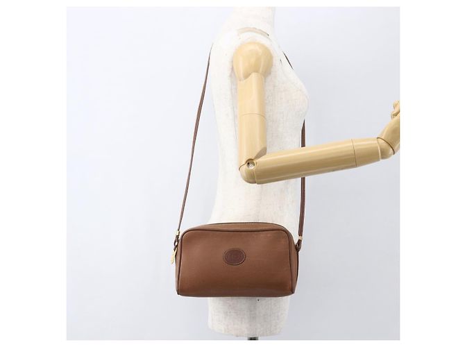 Gucci Sac à épaule en cuir marron doré Auth 158413 - vue 22