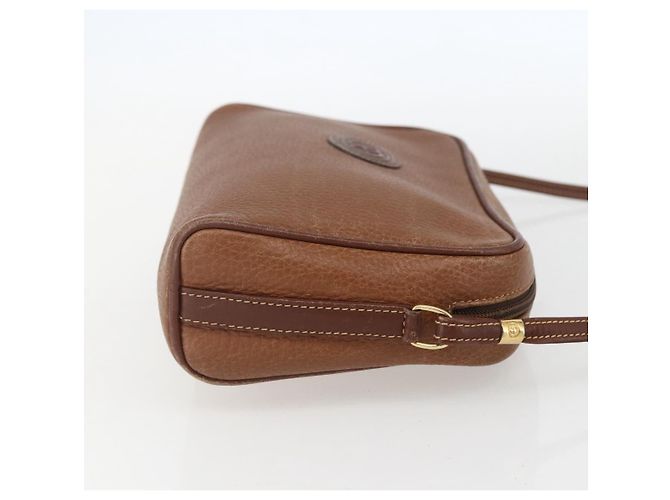 Gucci Sac à épaule en cuir marron doré Auth 158413 - vue 5