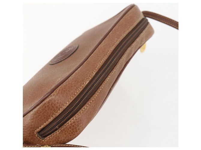 Gucci Sac à épaule en cuir marron doré Auth 158413 - vue 6