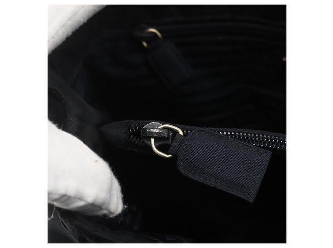 Borsa a Spalla Prada in Nylon Nera Auth bs31877 Nero - vista 17