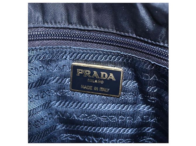 Borsa a Spalla Prada in Nylon Nera Auth bs31877 Nero - vista 18