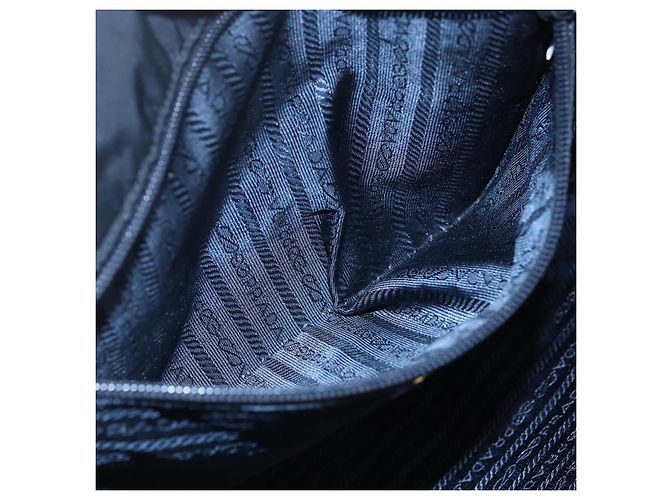 Borsa a Spalla Prada in Nylon Nera Auth bs31877 Nero - vista 21
