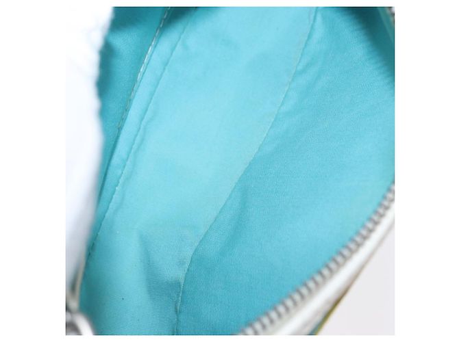 Pochette Accessorio CÉLINE Canvas Verde Argento Auth 157942 - vista 11