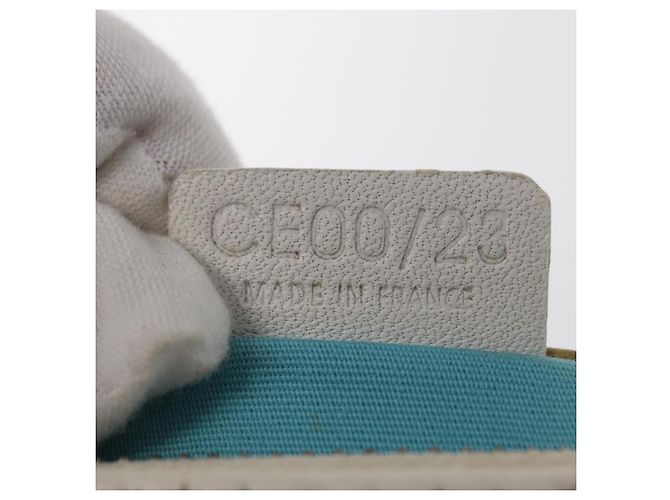 Pochette Accessorio CÉLINE Canvas Verde Argento Auth 157942 - vista 12