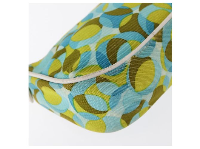 Pochette Accessorio CÉLINE Canvas Verde Argento Auth 157942 - vista 15