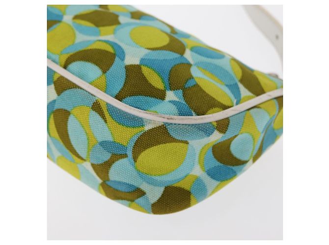 Pochette Accessorio CÉLINE Canvas Verde Argento Auth 157942 - vista 16
