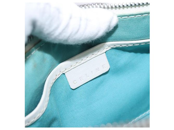Pochette Accessorio CÉLINE Canvas Verde Argento Auth 157942 - vista 17