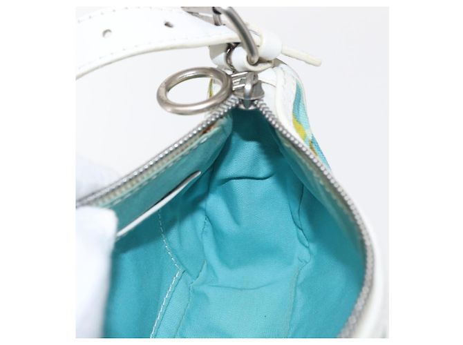Pochette Accessorio CÉLINE Canvas Verde Argento Auth 157942 - vista 18