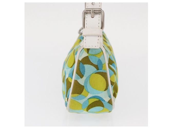 Pochette Accessorio CÉLINE Canvas Verde Argento Auth 157942 - vista 3