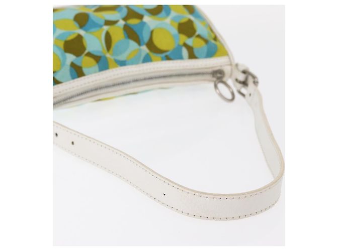 Pochette Accessorio CÉLINE Canvas Verde Argento Auth 157942 - vista 7