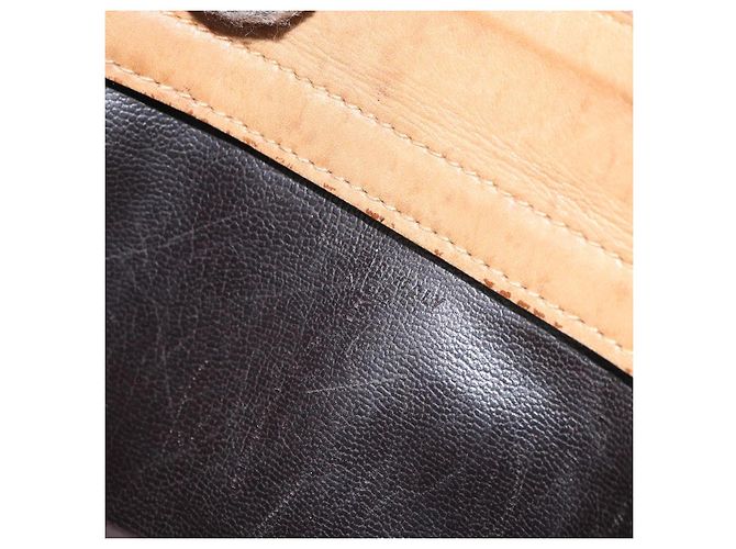 Céline Borsa a mano in tela Macadam CELINE PVC beige Auth ar13860 - vista 12