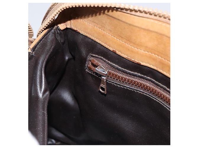 Céline Borsa a mano in tela Macadam CELINE PVC beige Auth ar13860 - vista 22