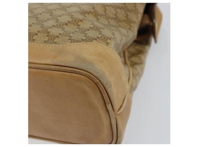 Céline Borsa a mano in tela Macadam CELINE PVC beige Auth ar13860 - vista 8
