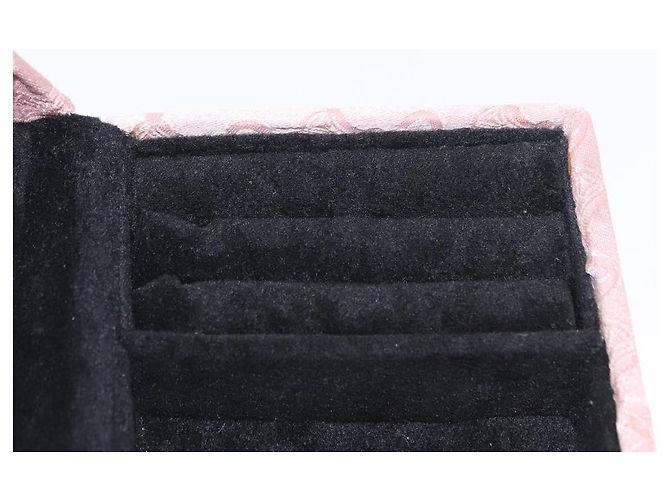 Céline Boîte à bijoux en toile Macadam CELINE C rose Auth 159299V - vue 11