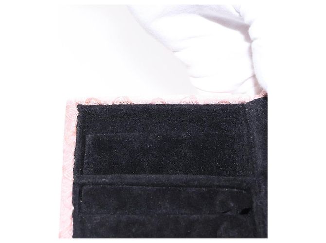 Céline Boîte à bijoux en toile Macadam CELINE C rose Auth 159299V - vue 12