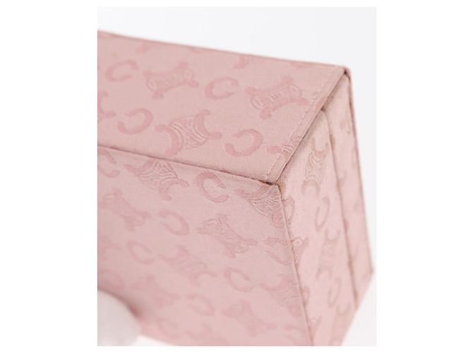 Céline Boîte à bijoux en toile Macadam CELINE C rose Auth 159299V - vue 16