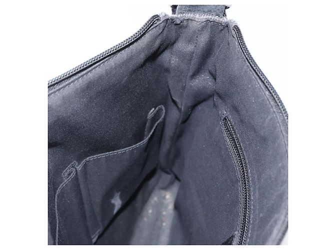 Borsa a Spalla GG Canvas Gucci Nera Argento 374414 Auth 156793 Nero - vista 19