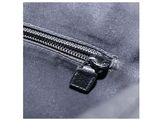 Borsa a Spalla GG Canvas Gucci Nera Argento 374414 Auth 156793 Nero - vista 20