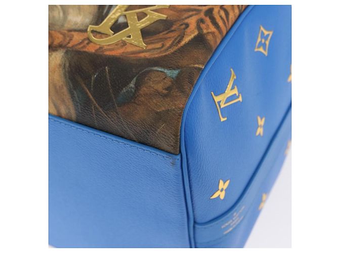 LOUIS VUITTON Collezione Masters Keepall Bandouliere 50 M43344 LV Auth 158953SAM Blu - vista 18