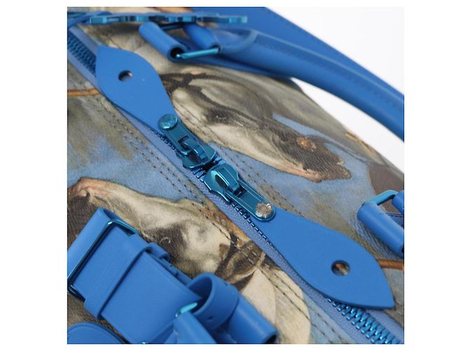 LOUIS VUITTON Collezione Masters Keepall Bandouliere 50 M43344 LV Auth 158953SAM Blu - vista 22