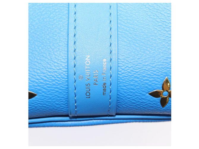 LOUIS VUITTON Collezione Masters Keepall Bandouliere 50 M43344 LV Auth 158953SAM Blu - vista 26