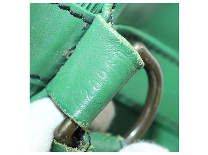 LOUIS VUITTON Borsa a Spalla Epi Randonnee GM Verde M43084 LV Auth BA8585 - vista 12