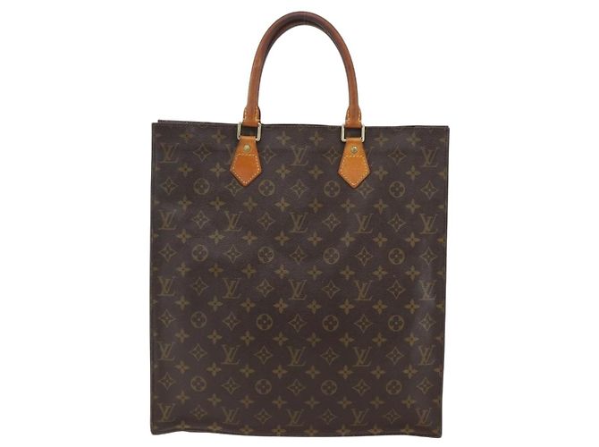 LOUIS VUITTON Borsa Sac Plat Monogram M51140 LV Auth 157306 Monogramma - vista 13