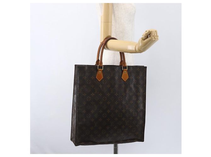 LOUIS VUITTON Borsa Sac Plat Monogram M51140 LV Auth 157306 Monogramma - vista 19