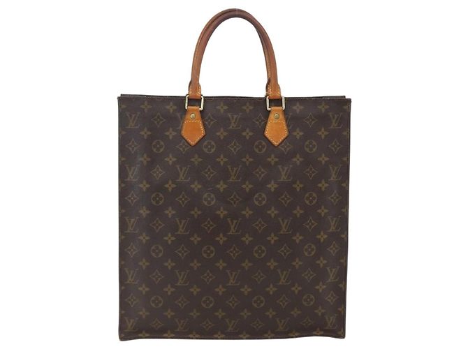 LOUIS VUITTON Borsa Sac Plat Monogram M51140 LV Auth 157306 Monogramma - vista 2