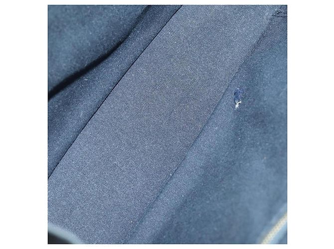 Hermès HERMES Borsa Fourre Tout Marrone in Tela 4 Set Nero Blu Marino Grigio Auth 157079 Blu navy - vista 19