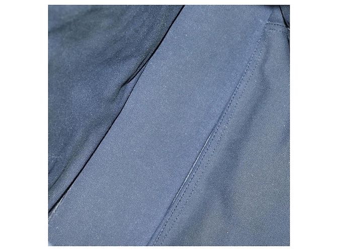 Hermès HERMES Borsa Fourre Tout Marrone in Tela 4 Set Nero Blu Marino Grigio Auth 157079 Blu navy - vista 7