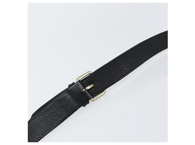 Borsa a spalla in tela Guccissima GG in pelle nera e argento 201448 Auth BA9077 Nero - vista 8