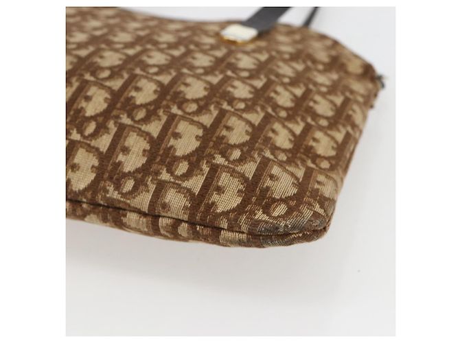 Christian Dior Trotter Canvas Tote Bag Beige Gold Auth 158084 - Ansicht 12