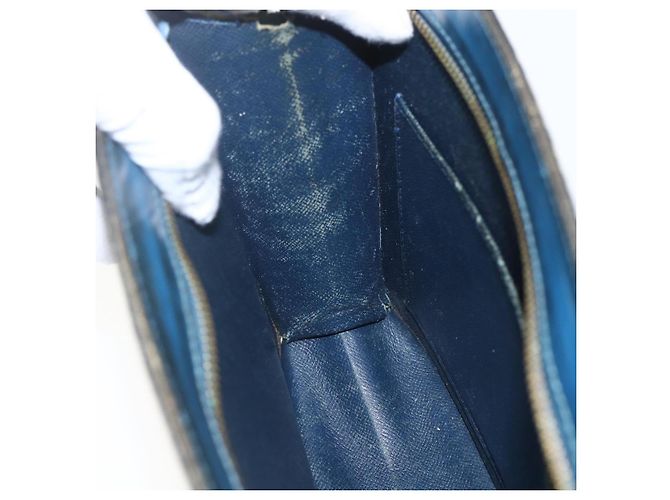 LOUIS VUITTON Pochette Uomo Epi Borsa Clutch Blu M52522 LV Auth 158167 - vista 10