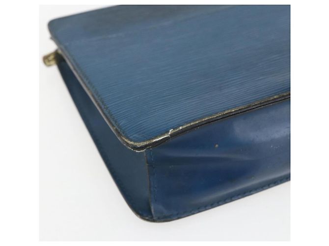 LOUIS VUITTON Pochette Uomo Epi Borsa Clutch Blu M52522 LV Auth 158167 - vista 14