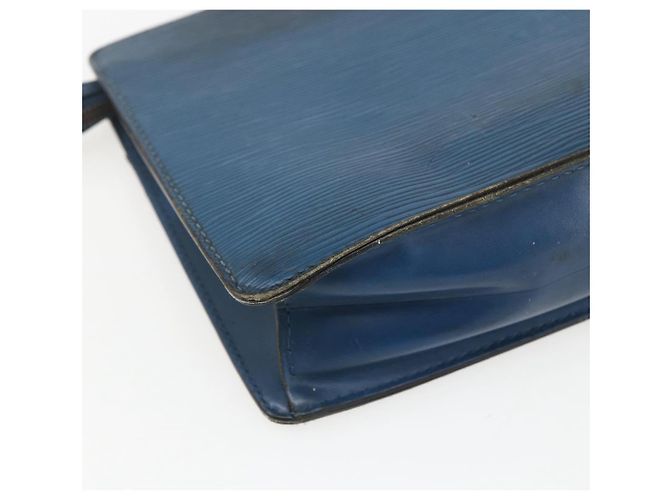 LOUIS VUITTON Pochette Uomo Epi Borsa Clutch Blu M52522 LV Auth 158167 - vista 16
