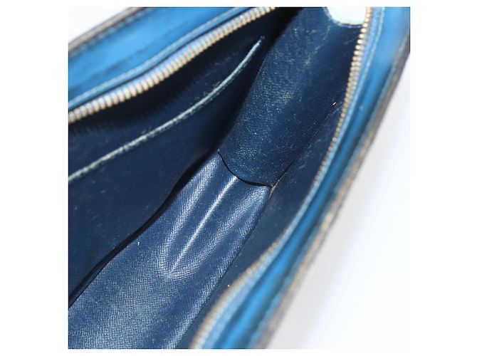 LOUIS VUITTON Pochette Uomo Epi Borsa Clutch Blu M52522 LV Auth 158167 - vista 17