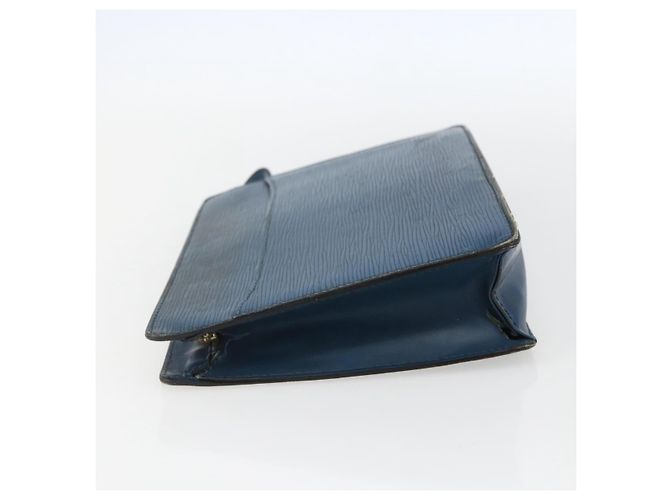 LOUIS VUITTON Pochette Uomo Epi Borsa Clutch Blu M52522 LV Auth 158167 - vista 3
