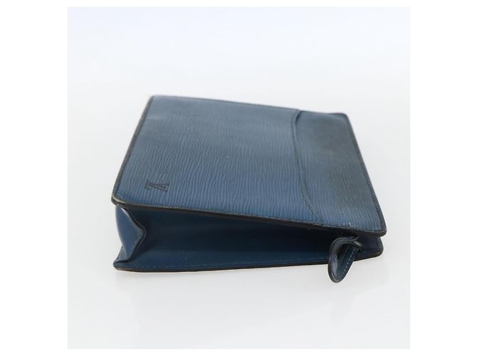 LOUIS VUITTON Pochette Uomo Epi Borsa Clutch Blu M52522 LV Auth 158167 - vista 4
