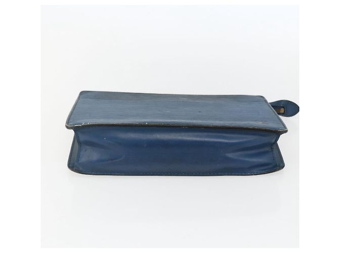 LOUIS VUITTON Pochette Uomo Epi Borsa Clutch Blu M52522 LV Auth 158167 - vista 6